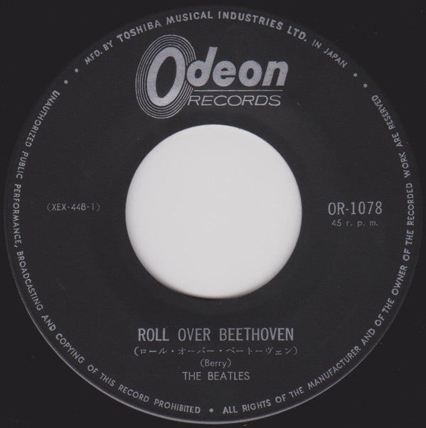 The Beatles - Twist and Shout / Roll Over Beethoven (Vinyl, 7", 45 RPM, Single) Good Plus (G+) / Good Plus (G+)