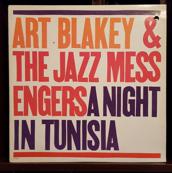 Art Blakey & The Jazz Messengers - A Night In Tunisia (Vinyl, LP, Album, Reissue, Stereo) Very Good Plus (VG+) / Very Good (VG)