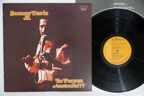 Sammy Davis Jr. - In Person Australia '77 (Vinyl, LP, Album) Very Good Plus (VG+) / Very Good Plus (VG+)