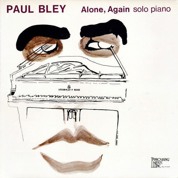 Paul Bley - Alone, Again (Vinyl, LP, Album) Very Good Plus (VG+) / Good (G)