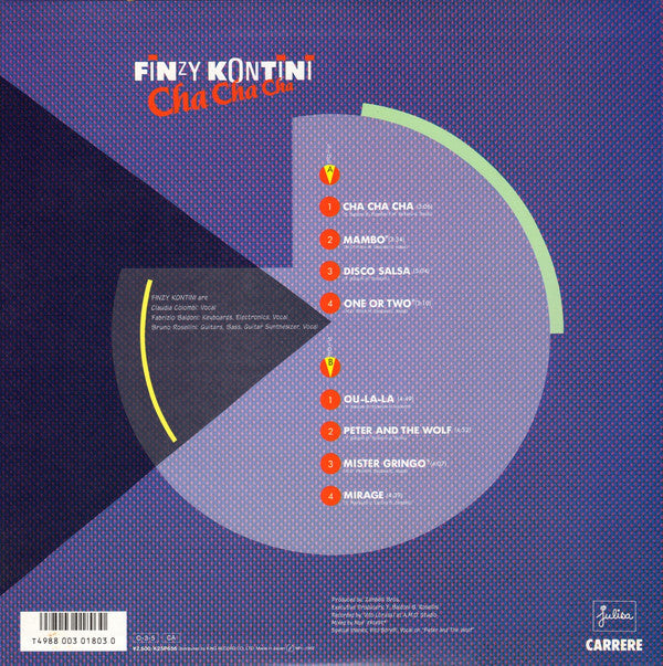 Finzy Kontini - Cha Cha Cha (Vinyl, LP, Album) Very Good (VG) / Very Good Plus (VG+)