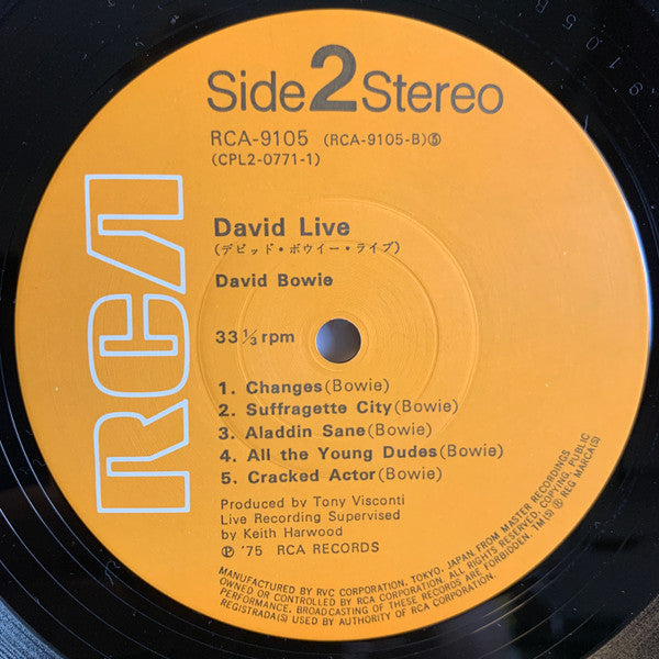 David Bowie - David Live (2xVinyl, LP, Album, Reissue) Very Good (VG) / Very Good (VG)