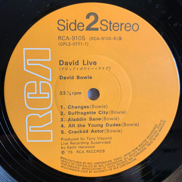 David Bowie - David Live (Vinyl, LP, Album, Reissue)