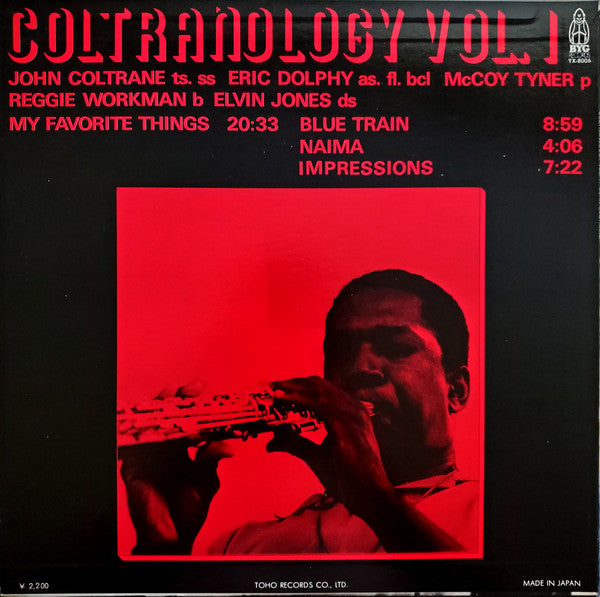John Coltrane - Coltranology Vol. 1 (Vinyl, LP, Album, Reissue)