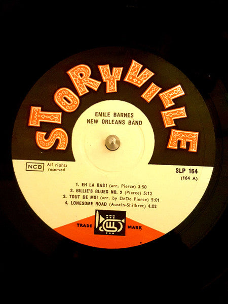 Emile Barnes' New Orleans Band - Emile Barnes New Orleans Band (Vinyl, LP) Very Good (VG) / Very Good Plus (VG+)