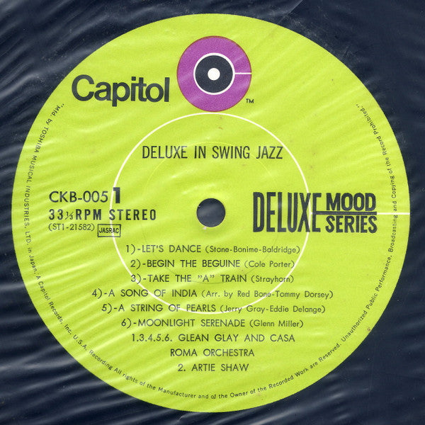 Glen Gray - Deluxe In Swing (Vinyl, LP, Compilation, Deluxe Edition...