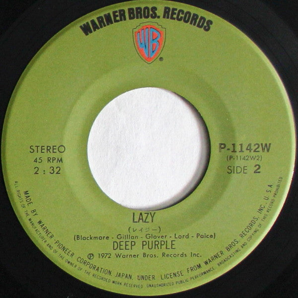 Deep Purple - Highway Star (Vinyl, 7", Single, 45 RPM)