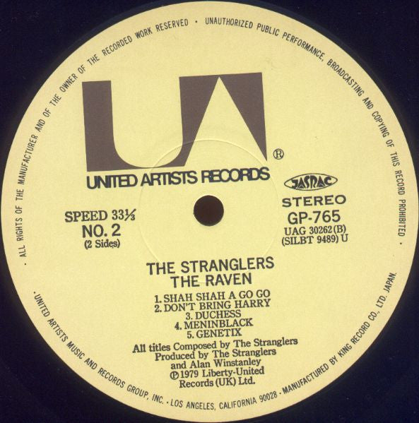 The Stranglers - The Raven (Vinyl, LP, Album) Very Good Plus (VG+) / Very Good Plus (VG+)