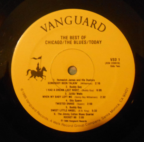 Various - The Best Of The Chicago Blues (2xVinyl, LP, Compilation, Reissue, Stereo) Very Good Plus (VG+) / Very Good (VG)