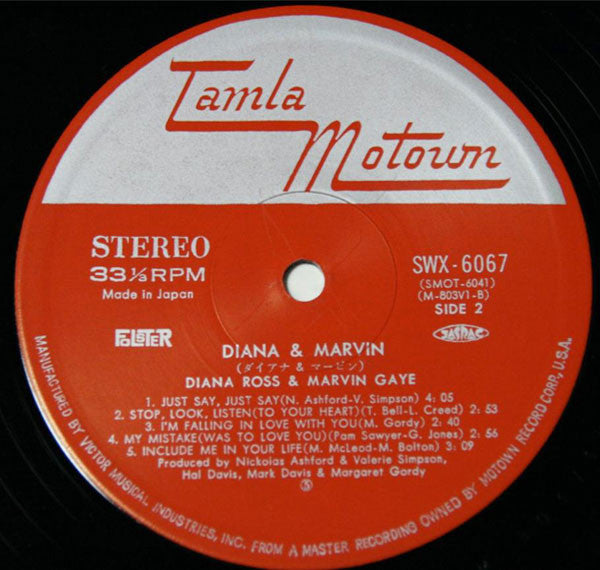 Diana Ross - Diana & Marvin (Vinyl, LP, Album)