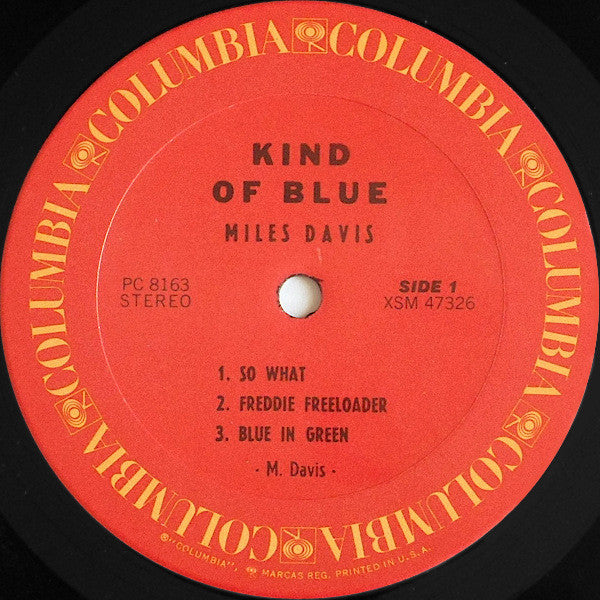 Miles Davis - Kind Of Blue (Vinyl, LP, Album, Reissue, Stereo)