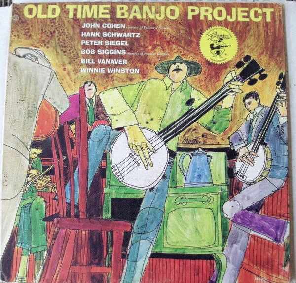 Various - Old Time Banjo Project (Vinyl, LP, Mono) Very Good (VG) / Good (G)
