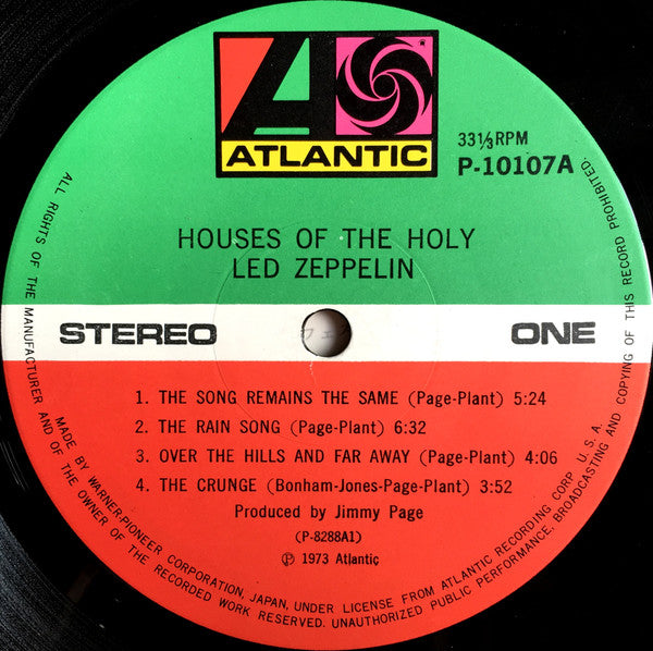 Led Zeppelin - Houses Of The Holy (Vinyl, LP, Album, Reissue)