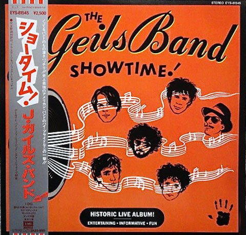 The J. Geils Band - Showtime! (Vinyl, LP, Album, Stereo) Near Mint (NM or M-) / Very Good Plus (VG+)