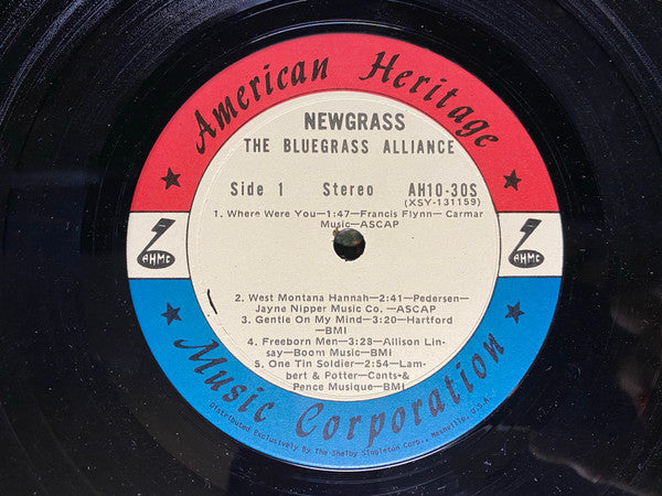 The Bluegrass Alliance - Newgrass (Vinyl, LP, Album) Very Good (VG) / Very Good Plus (VG+)