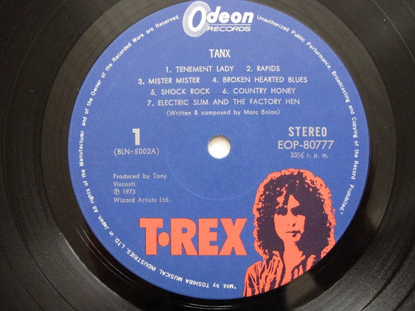 T. Rex - Tanx (Vinyl, LP, Album, Stereo)