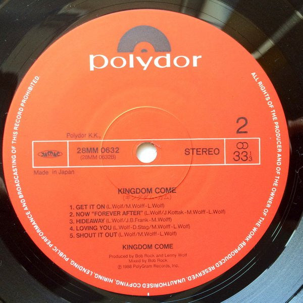 Kingdom Come (2) - Kingdom Come (Vinyl, LP, Album) Very Good (VG) / Very Good Plus (VG+)