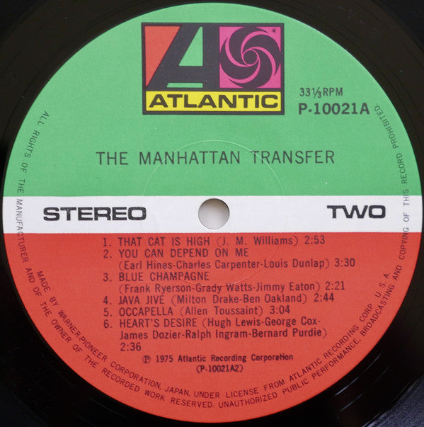 The Manhattan Transfer - The Manhattan Transfer (Vinyl, LP, Album) Near Mint (NM or M-) / Near Mint (NM or M-)
