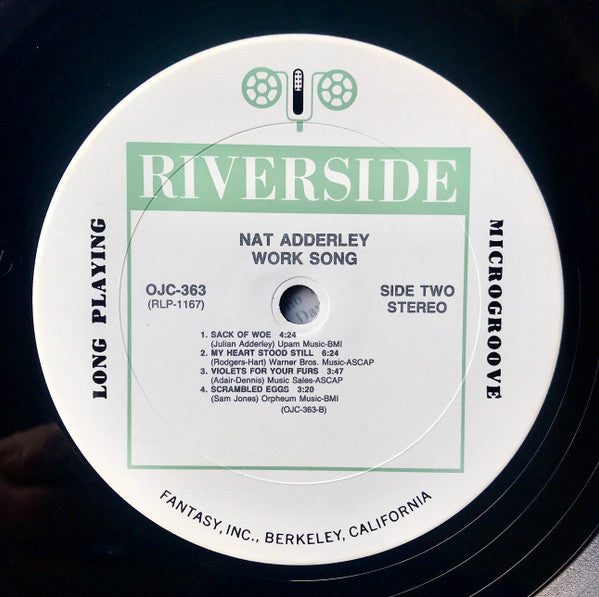 Nat Adderley - Work Song (Vinyl, LP, Album, Reissue, Remastered, St...