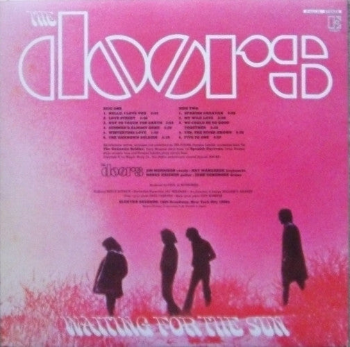 The Doors - Waiting For The Sun (Vinyl, LP, Album, Stereo, Reissue) Very Good Plus (VG+) / Very Good (VG)