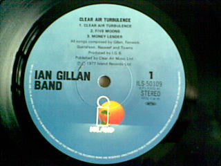Ian Gillan Band - Clear Air Turbulence (Vinyl, LP, Album, Reissue) Near Mint (NM or M-) / Very Good Plus (VG+)