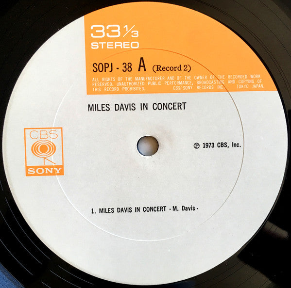Miles Davis - In Concert (Vinyl, LP, Album)