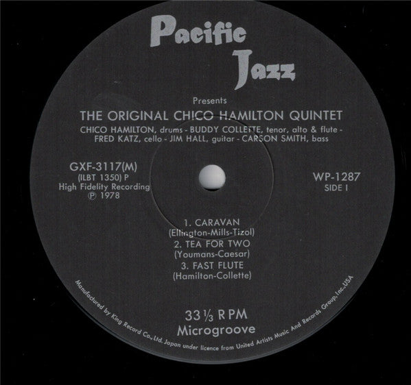 The Chico Hamilton Quintet - The Original Chico Hamilton Quintet (Vinyl, LP, Album, Reissue, Mono) Very Good Plus (VG+) / Very Good Plus (VG+)