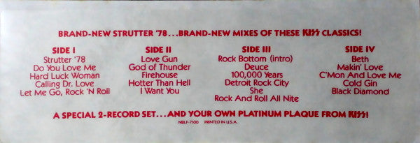 Kiss - Double Platinum (Vinyl, LP, Compilation, Stereo)