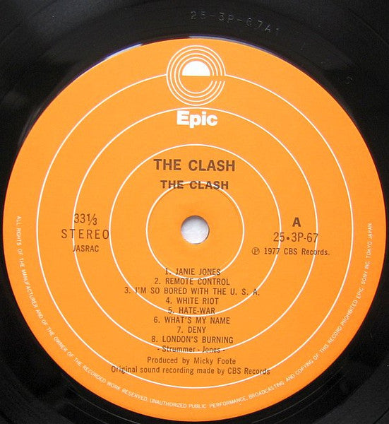 The Clash - The Clash (Vinyl, LP, Album, Reissue, Stereo)