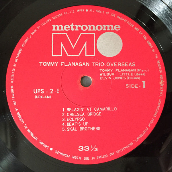 Tommy Flanagan - Overseas (Vinyl, LP, Album, Reissue, Mono)