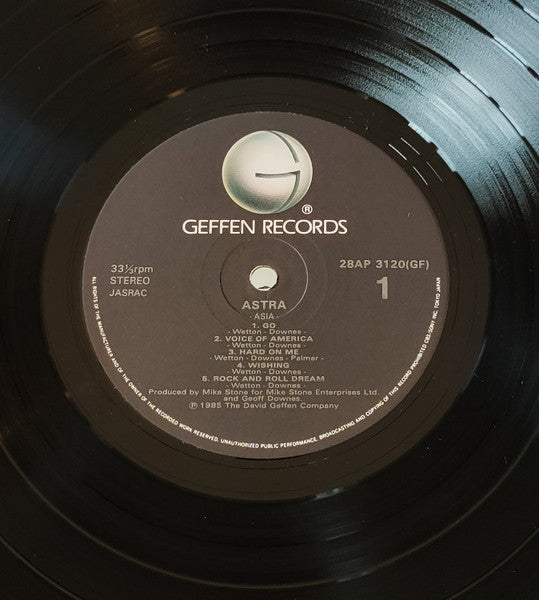 Asia (2) - Astra (Vinyl, LP, Album, Stereo)