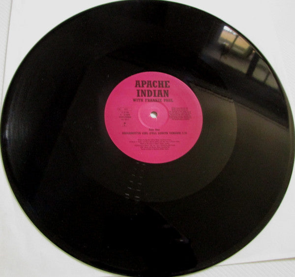 Apache Indian - Raggamuffin Girl (Vinyl, 12") Very Good Plus (VG+) / Very Good (VG)