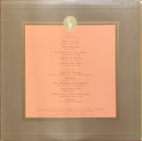 Carpenters - Solitaire (Vinyl, LP, Compilation)