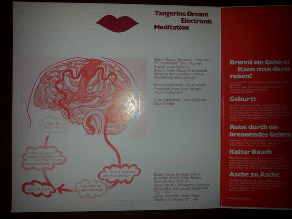 Tangerine Dream - Electronic Meditation (Vinyl, LP, Album) Very Good Plus (VG+) / Very Good (VG)