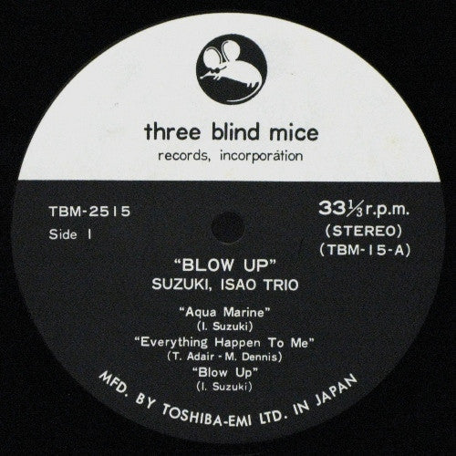 Isao Suzuki Trio - Blow Up (Vinyl, LP, Album, Reissue)