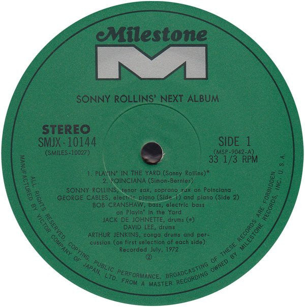 Sonny Rollins - Next Album (Vinyl, LP, Album)