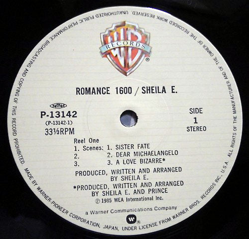 Sheila E. - In Romance 1600 (Vinyl, LP, Album)