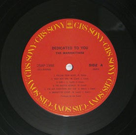 Manhattans - Dedicated To You (Vinyl, LP, Album, Reissue) Very Good Plus (VG+) / Very Good Plus (VG+)