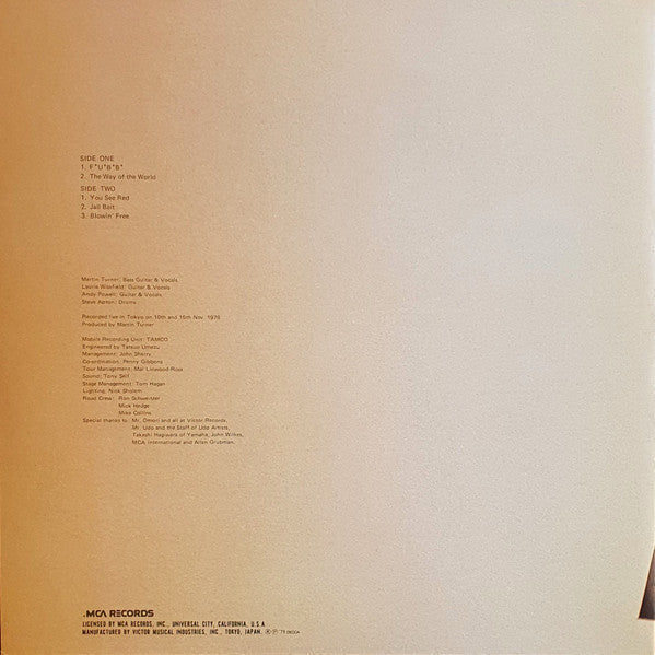 Wishbone Ash - Live In Tokyo (Vinyl, LP, Album)
