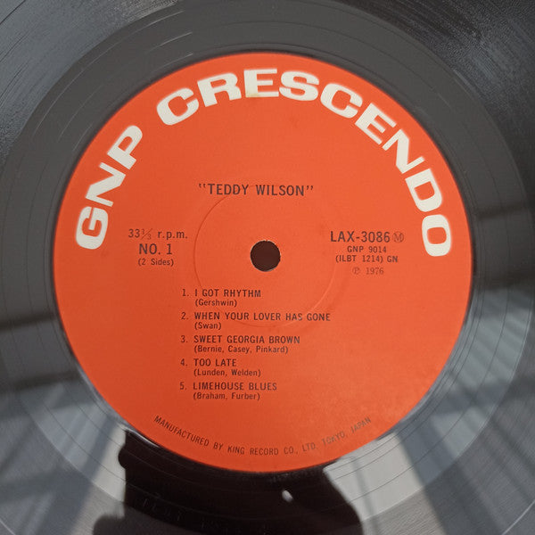 Teddy Wilson - Teddy Wilson (Vinyl, LP, Compilation, Reissue, Mono) Near Mint (NM or M-) / Very Good Plus (VG+)
