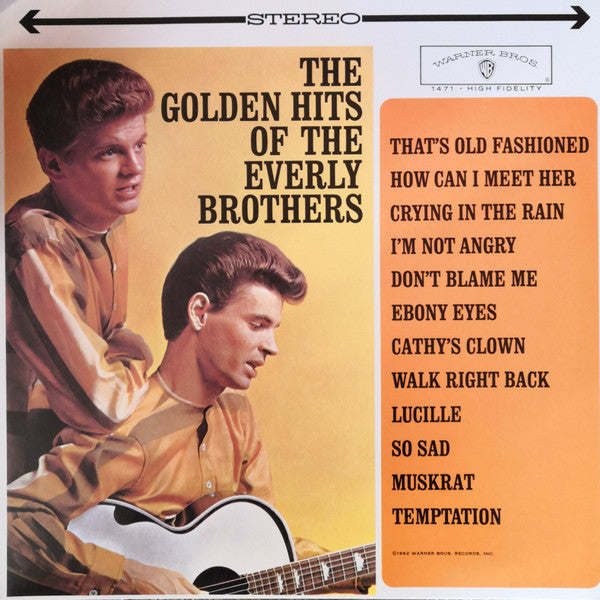 Everly Brothers - The Golden Hits Of The Everly Brothers (Vinyl, LP, Stereo, Compilation, Reissue) Very Good Plus (VG+) / Very Good (VG)