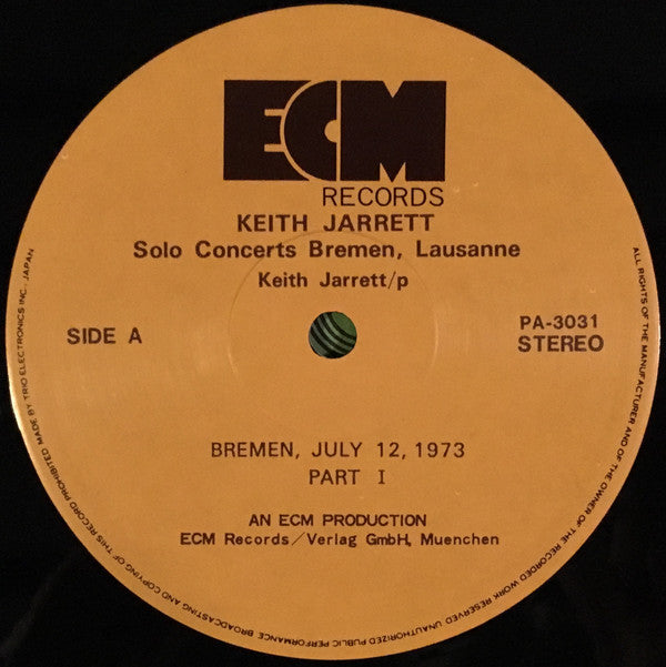 Keith Jarrett - Solo Concerts: Bremen / Lausanne (Box Set, Vinyl, L...
