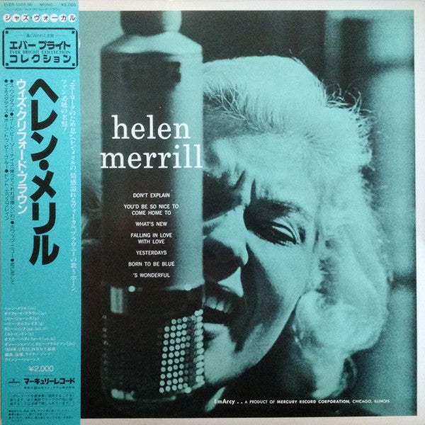 Helen Merrill - Helen Merrill (Vinyl, LP, Album, Reissue, Mono)