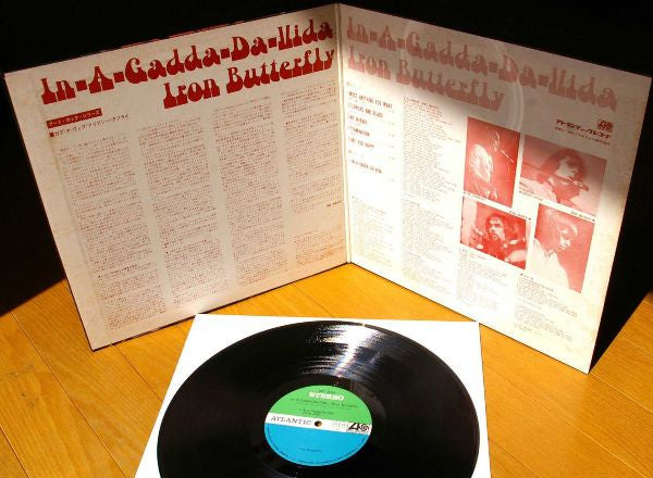 Iron Butterfly - In-A-Gadda-Da-Vida (Vinyl, LP, Album, Repress, Stereo) Good Plus (G+) / Very Good (VG)