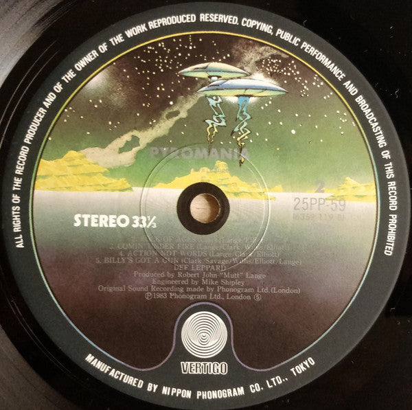 Def Leppard - Pyromania (Vinyl, LP, Album)