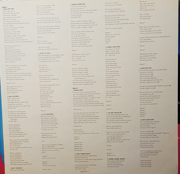 Stray Cats - Built For Speed (Vinyl, LP, Album, Compilation, Stereo) Very Good (VG) / Very Good (VG)