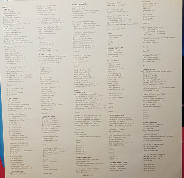 Stray Cats - Built For Speed ​​(Vinyl, LP, Album, Compilation, Stereo) Very Good (VG) / Very Good (VG)