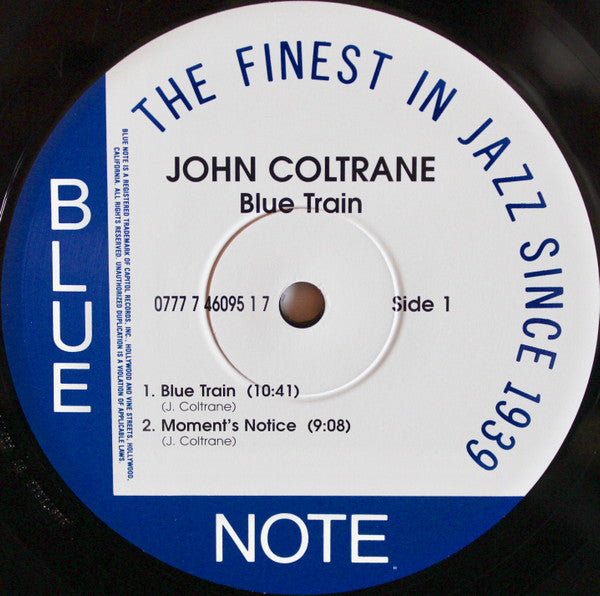 John Coltrane - Blue Train (Vinyl, LP, Album, Reissue, Stereo) Near Mint (NM or M-) / Near Mint (NM or M-)