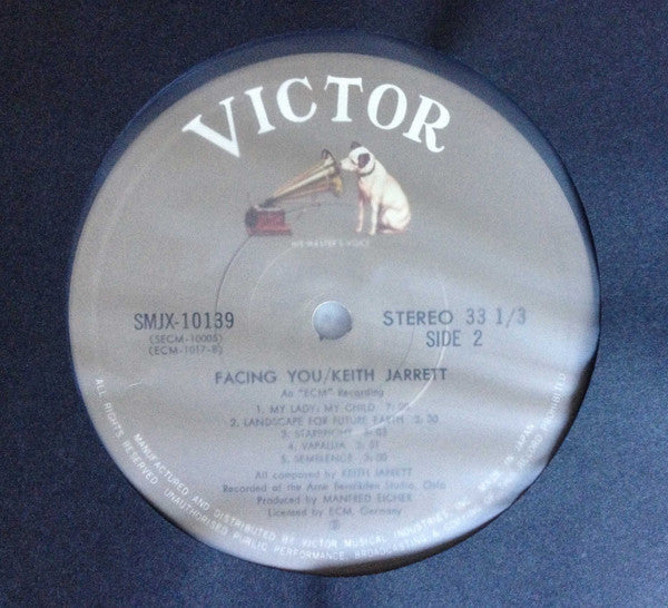 Keith Jarrett - Facing You (Vinyl, LP, Album, Stereo)