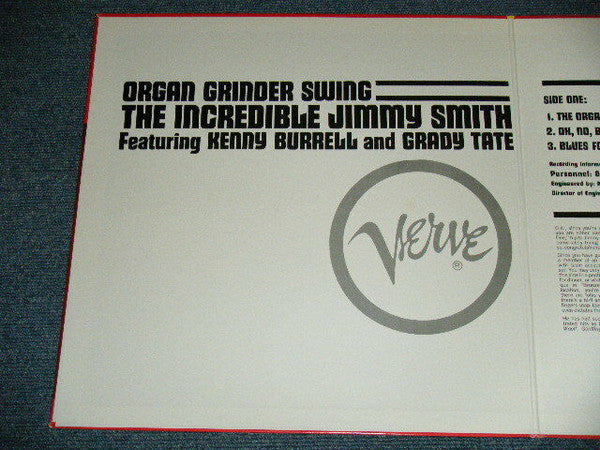 Jimmy Smith - Organ Grinder Swing (Vinyl, LP, Album, Reissue, Stereo) Very Good Plus (VG+) / Fair (F)